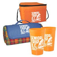 Blanket, Cooler Bag, Cups