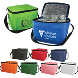 6 Pack Cooler Lunch Bag