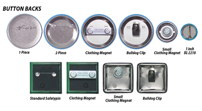 1 1/2" x 2" Rectangle Full Color Button