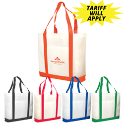 Non-Woven Tote 17.5" x 14"H x 3 1/2"D