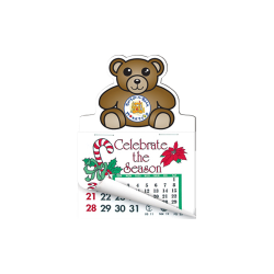 3" x 4 1/4" Teddy Bear Calendar Pad Magnet