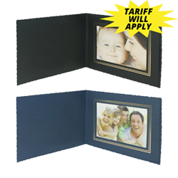 6" W x 4" H Deckle Edge Frames/Certificate Holders