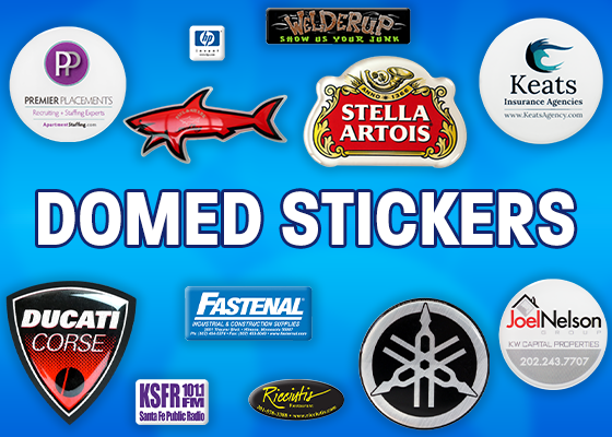 Domed Stickers